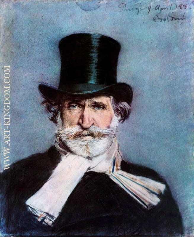 Portrait of Giuseppe Verdi