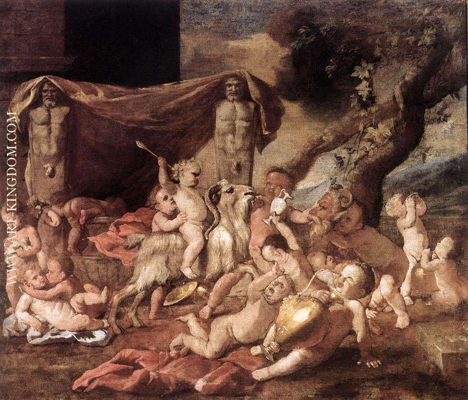 Bacchanal of Putti