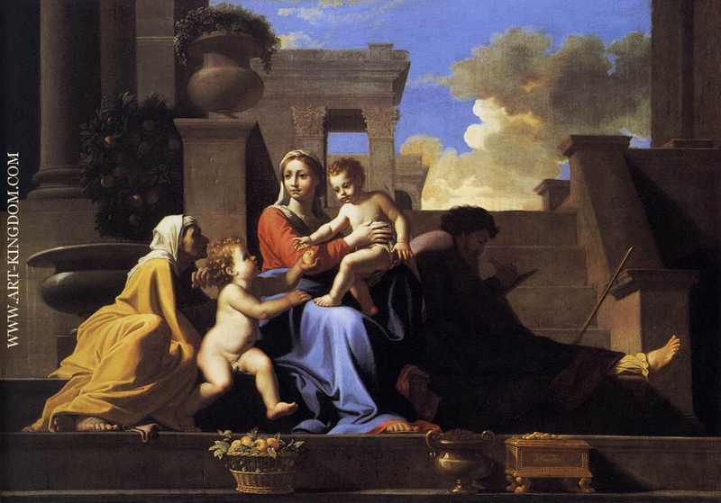 Holy Family on the Steps