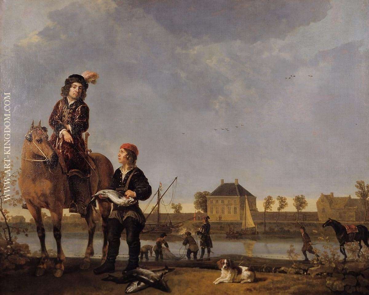 Equestrian portrait of Pieter de Roovere