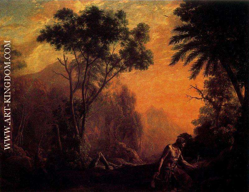 Landscape with hermit