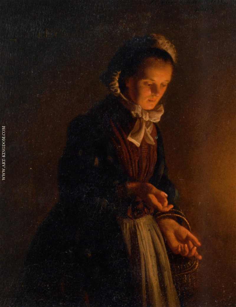 A Servant Girl by Candle Light