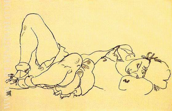 Reclining woman