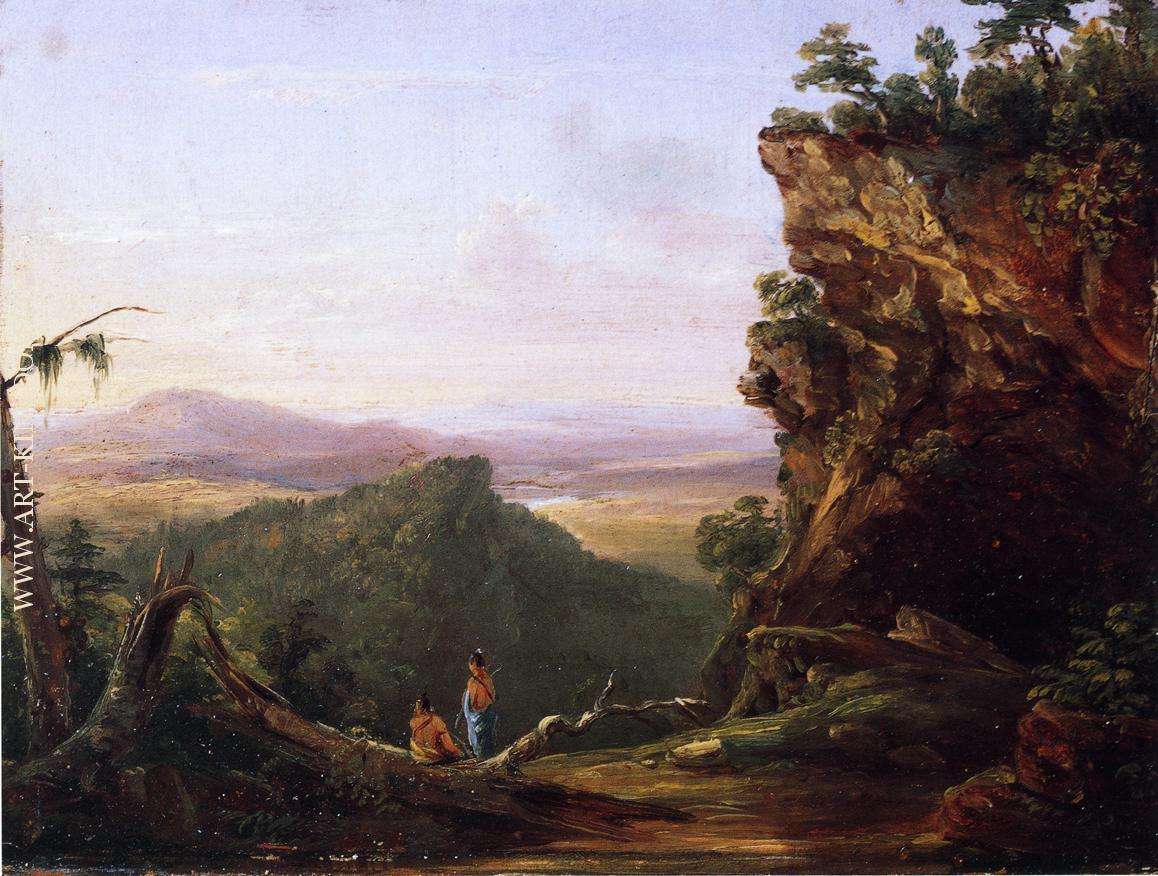 Indians Viewing Landscape