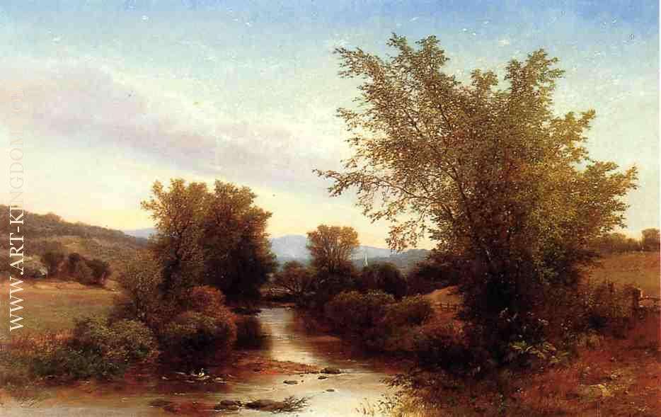 Landscape with Footbridge