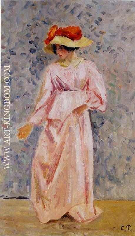 Portrait of Jeanne in a Pink Robe