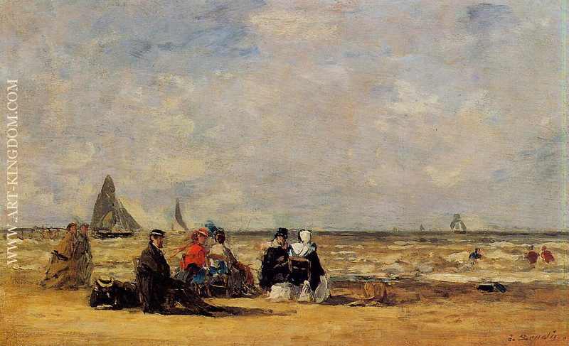 The Beach at Trouville 02