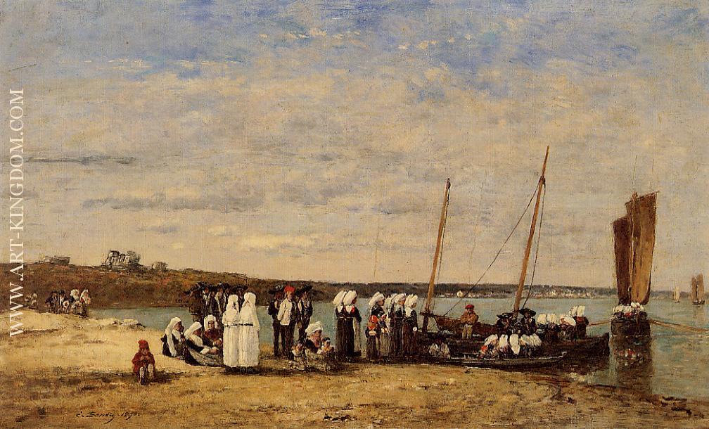 Fishermen of Kerhor Receiving a Blessing at Plougastel