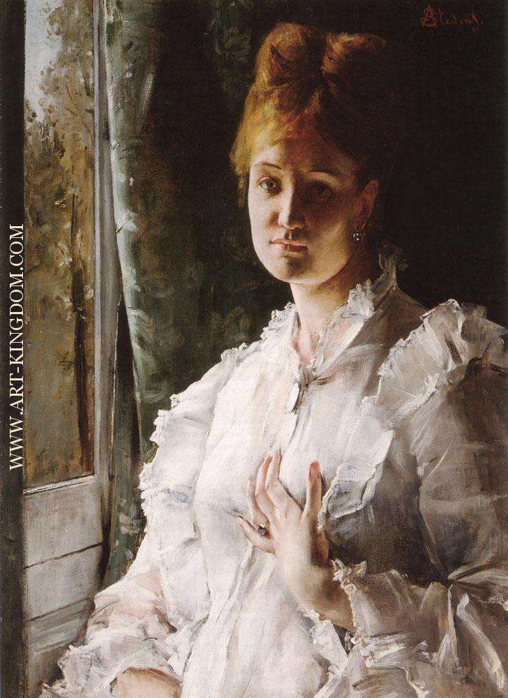 Portrait of a Woman in White