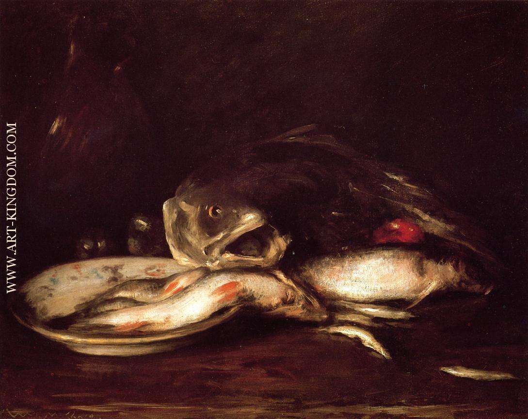 Still Llife with Fish and Plate