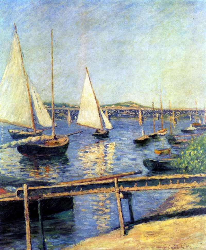 Sailboats in Argenteuil