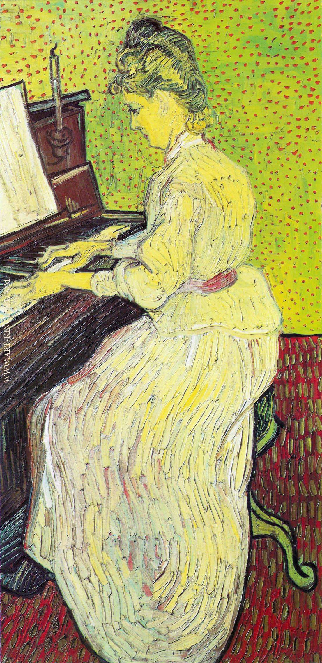 Marguerite Gachet at the Piano