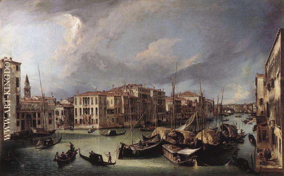 The Grand Canal with the Rialto Bridge in the Background