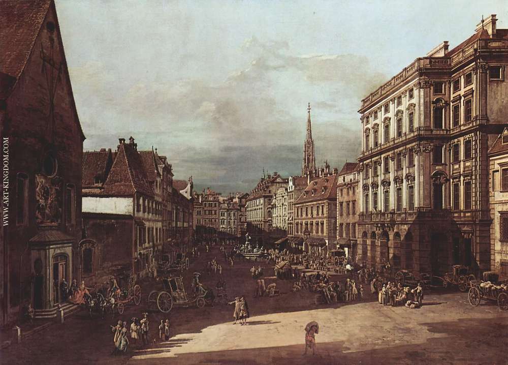 View from Vienna flour market Northeast seen