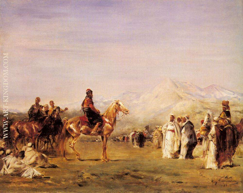 Arab Encampment in the Atlas Mountains