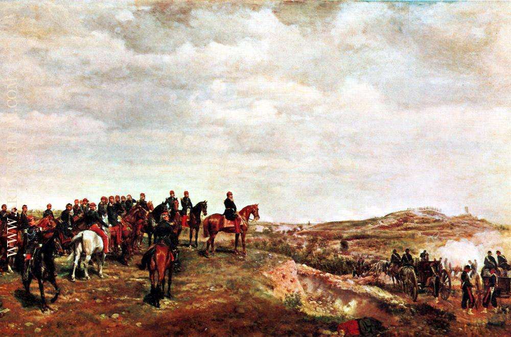 Napoleon III at the Battle of Solferino