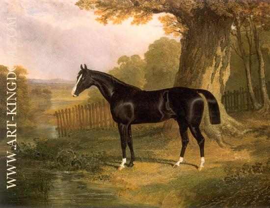 A Dark Hunter in a River Landscape 1832