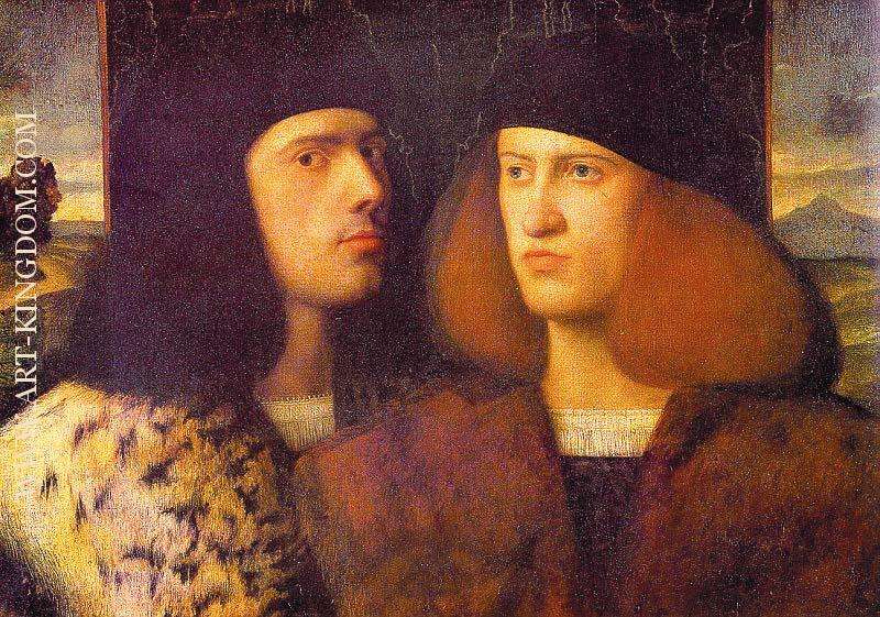 Portrait of Two Young Men