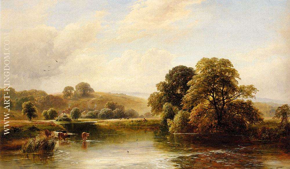 The Trent Near Ingleby  1875