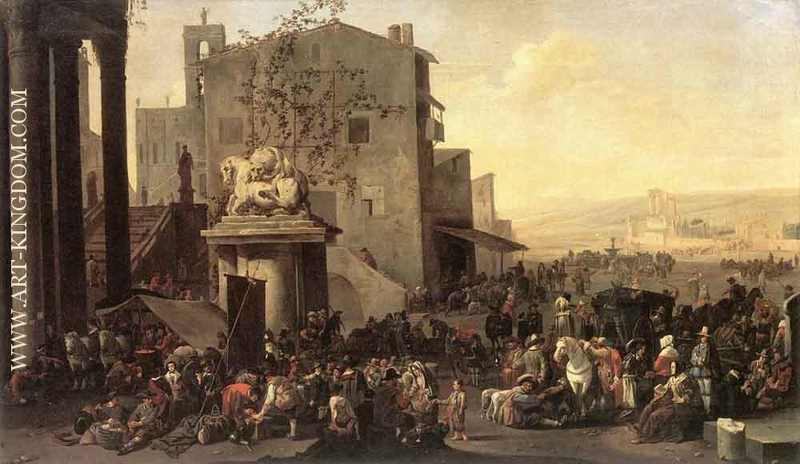 Roman Market Scene