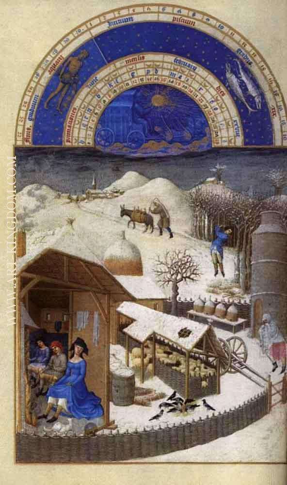 Tres Riches Heures Du Duc De Berry Fevrier