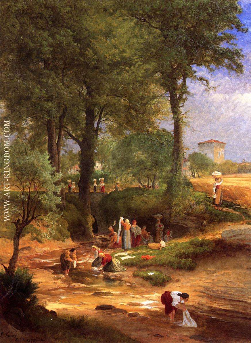 Washing Day near Perugia 1873