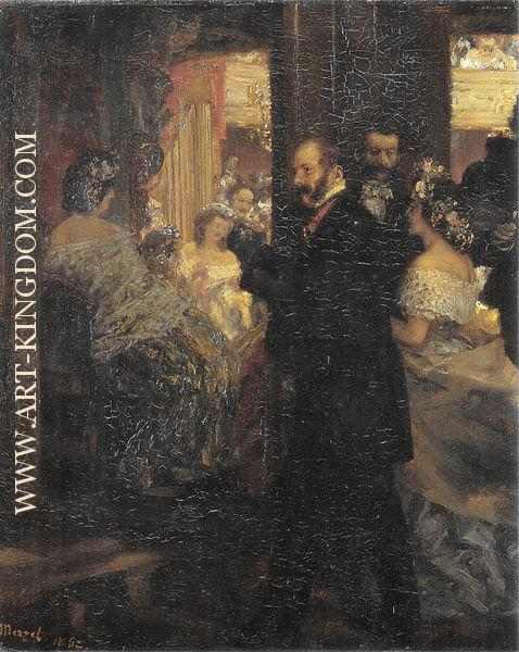 Adolph von Menzel Im Opernhaus