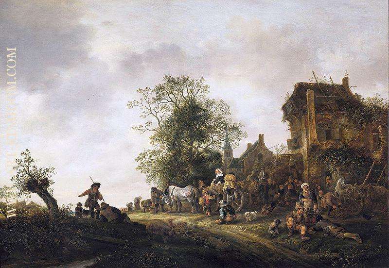 Travellers at a Country Inn