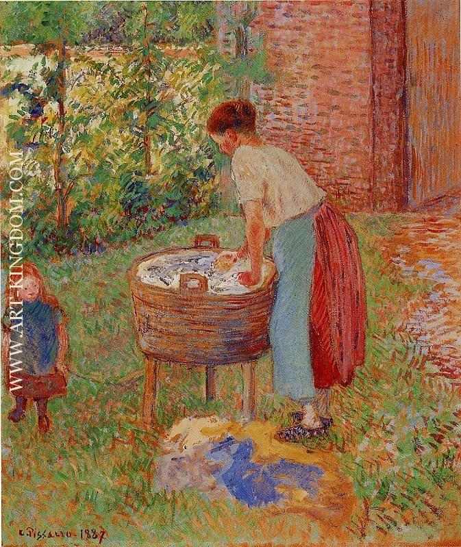 Washerwoman, Eragny