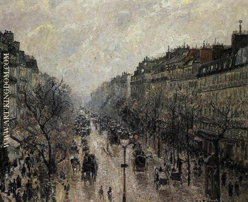 Boulevard Montmartre  Foggy Morning