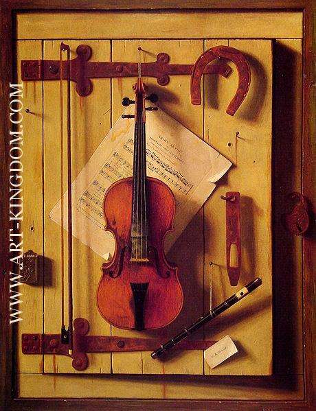 Still life Violin and Music