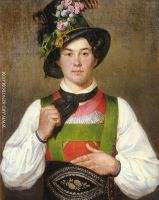 A Young Man In Tyrolean Costume