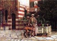 Girl in a Moorish Courtyard