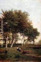 Landscape with Two Boys Carrying