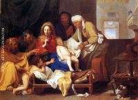 Holy Family with the Adoration of the Child