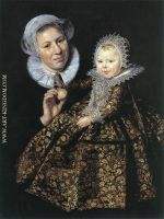 Catharina Hooft with her Nurse