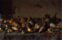 Still life with shells detail 