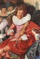 Dirck Hals Amusing Party in the Open Air detail 