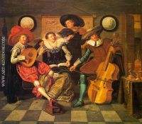 Dirck Hals Musicians