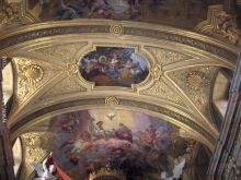 Fresco the Holy Trinity by Andrea Pozzo and his workshop Jesuitenkirche Vienna