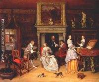 Interior with Jan Steen and Jan van Goyen