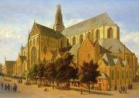 The Exterior Of The Church Of Saint Bavo In Harlem