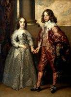 Portrait of William of Orange as a prince with his future bride Mary Stuart