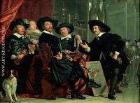 Officers of the St Sebastian militia at Amsterdam