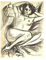 Reclining female nude 