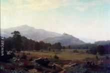 Autumn in the Conway Meadows Looking towards Mount Washington New Hampshire