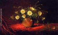 Yellow Daisies in a Bowl