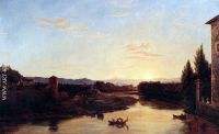 Sunset on the Arno