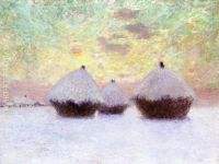 Haystacks in the Snow