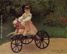 Jean Monet on His Horse Tricycle